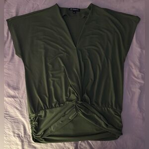INC International Concepts Sage Green Blouse
